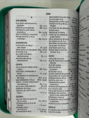 Biblia compacta letra grande 11 puntos rv1960 multicolor cierre indice holman