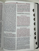 Biblia de estudio vida plena Letra 11 puntos rv1960 piel fabricada negro índice