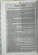 Biblia de estudio vida plena Letra 11 puntos rv1960 piel fabricada negro índice