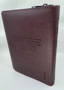 Biblia letra gigante 14 puntos café Apocalipsis