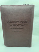 Biblia letra gigante 14 puntos café Apocalipsis