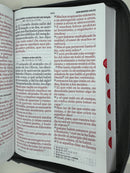Biblia letra gigante Manual Rv1960 Imit.negro Geométrico Con Cierre Índice