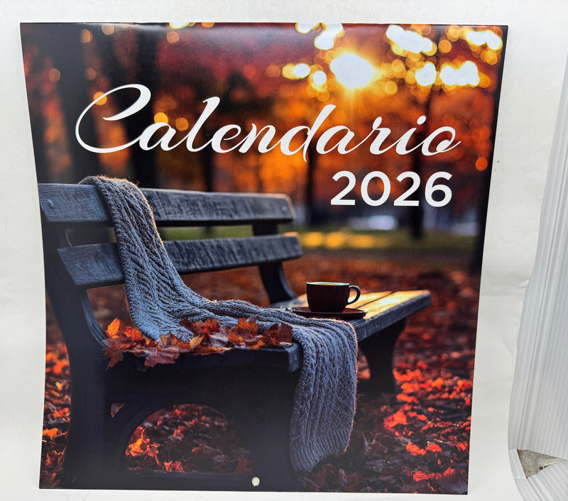 Calendario   2026  Vintage   con versículos bíblicos para cada dia del ano