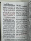 NBLA, Santa Biblia, Ultrafina, Letra supergigante,  letra 14 puntos Leathersoft, Negra, Palabras de Jesús en rojo