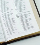 Biblia del ministro,  RVR 1960  edición ampliada, caoba piel fabricada letra grande