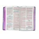 Biblia Letra Grande Letra Grande reina valera 1960 Flores Morado