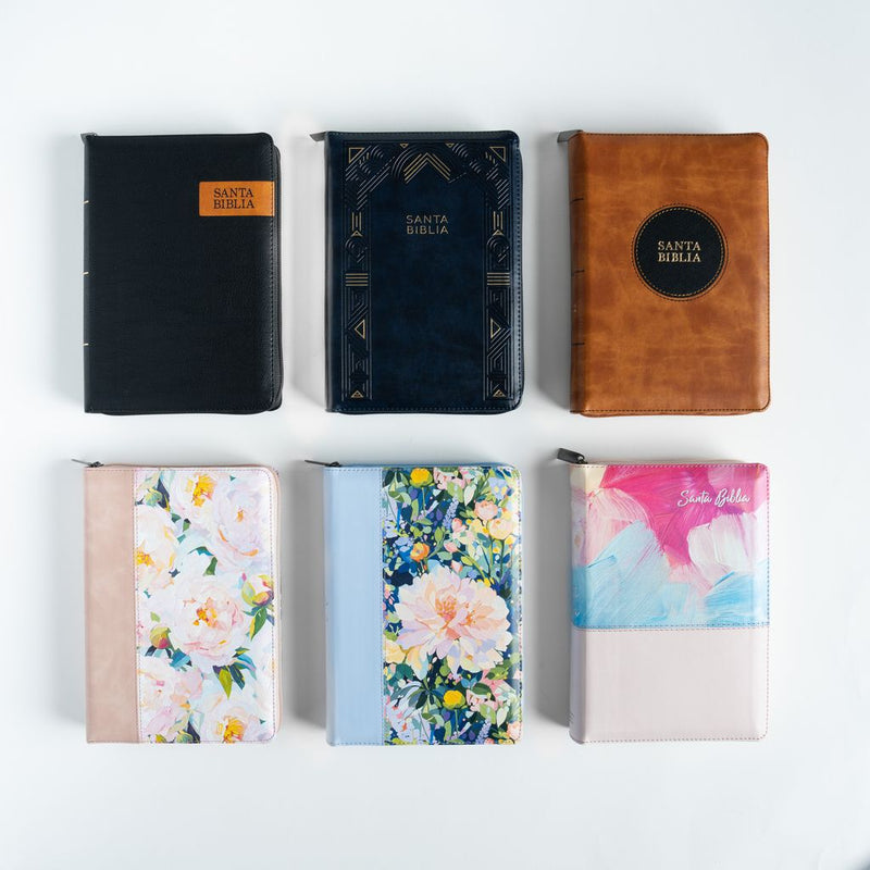 Biblia Letra Gigante  PARA MUJER 14 PUNTOS Tamaño Manual Rv1960 MULTICOLOR CIERRE CON INDICE