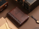 Biblia con Cierre Portátil Letra Grande 12 puntos RV1960 imit piel café geométr
