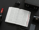 Biblia Letra Grande 12 puntos RV1960 imit piel negro águila en vuelo con índice