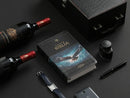 Biblia Letra Grande 12 puntos RV1960 imit piel negro águila en vuelo con índice