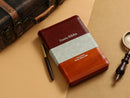 Biblia con Cierre Letra Grande 12 puntos RV1960 imit. marrón y beige con índice