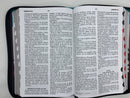 Bíblia letra grande tamaño manual 12 puntos rv1960 fantasía turquesa cierre índice