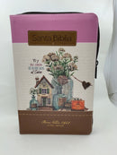 Bíblia para mujer letra grande 12.5 puntos REINA 1960 manual rosa fantasía cierre índice