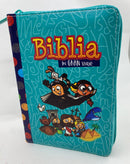 Bíblia para niñas turquesa mi gran viaje reina Valera 1960cierre indice 8.5 puntos