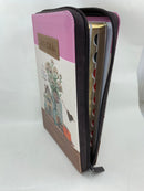 Bíblia para mujer letra grande 12.5 puntos REINA 1960 manual rosa fantasía cierre índice