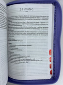 Biblia para mujer letra grande 12 puntos reina valera 1960  lavanda cierre indice