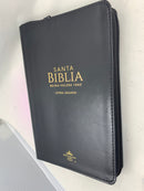 Bíblia de letra grande ultrafina REINA VALERA  1960 cierre negro 12 puntos