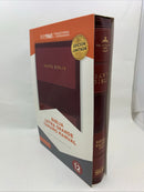 Biblia letra grande 12 puntos  tamaño manual rv1960 cierre café marron  con índice