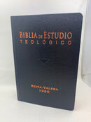 Bíblia de estudio teologíco  reina valera 1960 tapa dura índice