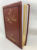 Biblia letra gigante  14 puntos traducción lenguaje actual piel  TLA imitacion cafe