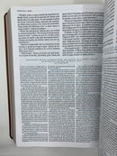 Bíblia de estudio MacArthur letra grande Nbla piel imitación café dos tonos 11puntos