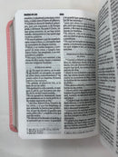 Bíblia para mujer tamaño bolsillo riena Valera 1960 piel imitacion  clasica rosa 8.5