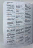 Biblia para jóvenes tamaño bolsillo Reina Valera 1960 piel imitación  palabras de vida índice 8.5 puntos