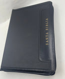 Biblia Letra Grande 12 Puntos Tamaño Manual RVR, 1960 semilpiel,Negro Indice edicion limitada