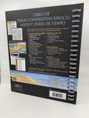 Libro de tablas comparativas mapas y línea de tiempo argollado