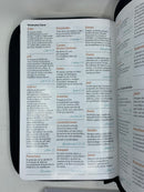 Bíblia de letra grande ultrafina REINA VALERA  1960 cierre negro 12 puntos