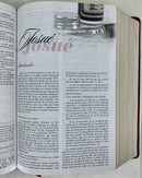 Bíblia de estudio  Matthew Henry RVR PIEL IMITACION CAFE REINA VALERA REVISADA