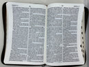 Bíblia de Letra grande Reina Valera 1960 cafe Indice concordancia 12 puntos cierre