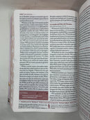 Biblia de Estudio Ser Mujer Letra Grande 12 PUNTOS  REINA VALERA 1960 FLORES INDICE