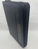 Biblia Letra Grande 12 Puntos Tamaño Manual RVR, 1960 semilpiel,Negro Indice edicion limitada