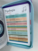 Biblia bolsillo mariposa turquesa  reina valera 1960 con cierre