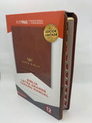 Biblia para jóvenes Letra grande 12 puntos rv1960 terracota SIMILPIEL  con índice