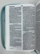 BIBLIA TAMANO BOLSILO RV1960 PRIMAVERAL FLORES CON CIERRE 8 PUNTOS