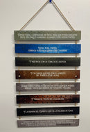 Cuadro decorativo grabado en tablas  la armadura de Dios Con Cordón efesios 6:11-18