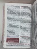 Biblia de Estudio Ser Mujer Letra Grande 12 PUNTOS  REINA VALERA 1960 FLORES INDICE