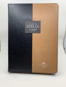 Bíblia para hombres letra gigante 15 puntos Reina valera1960 cierre negro café índice