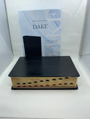 Bíblia de estudio dake Reina Valera piel negro con índice