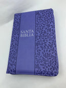 Biblia para mujer letra grande 12 puntos reina valera 1960  lavanda cierre indice