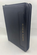 Biblia Letra Grande 12 Puntos Tamaño Manual RVR, 1960 semilpiel,Negro Indice edicion limitada