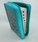 Bíblia para niñas turquesa mi gran viaje reina Valera 1960cierre indice 8.5 puntos