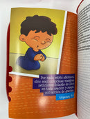 Bíblias para niños ilustrada reina valera  rojo Cierre piel imitación índice 8.5 puntos