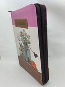 Bíblia para mujer letra grande 12.5 puntos REINA 1960 manual rosa fantasía cierre índice