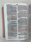 Bíblia para mujer tamaño bolsillo riena Valera 1960 piel imitacion  clasica rosa 8.5