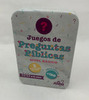 Juego de preguntas bíblicas nivel básico caja metal