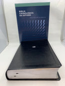 NBLA, Biblia Cronológica de Estudio, Interior a Cuatro Colores  Leathersoft