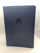 Biblia de Estudio de La Reforma Simil Piel Azul Marino de las Americas R.CSPROUL